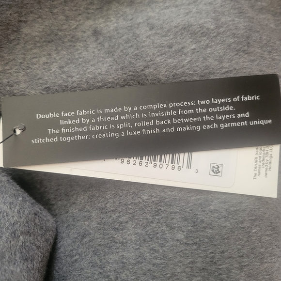 TAHARI DOUBLE FACE FABRIC COAT - Picture 8 of 13